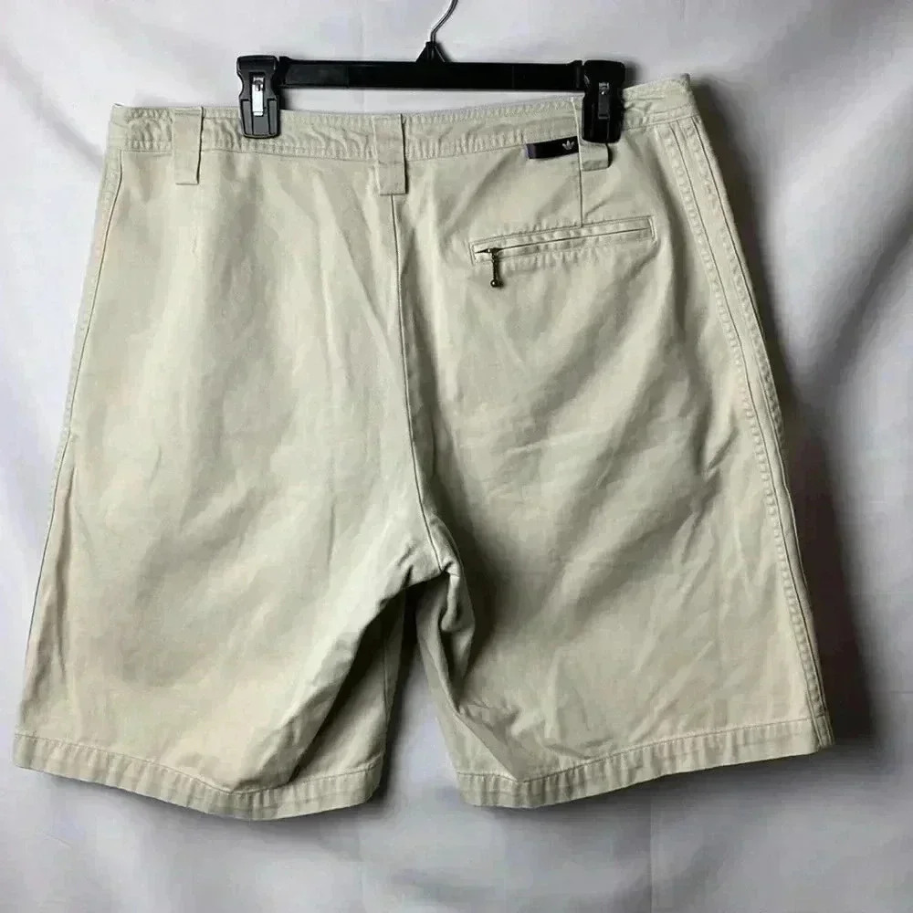 ADIDAS MENS‎ SIZE 34 KHAKI TAN SHORTS GOOD CLEAN CONDITION - Picture 9 of 13